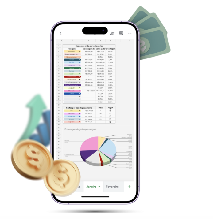 App móvel de controle financeiro